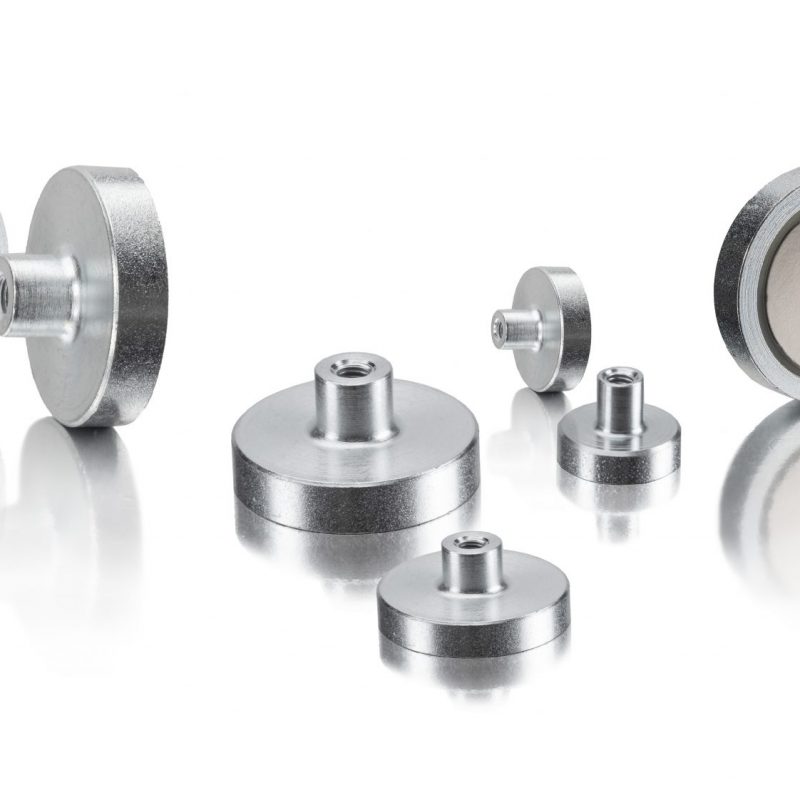 Plots Neodyme Fer-Bore avec trou taraudé